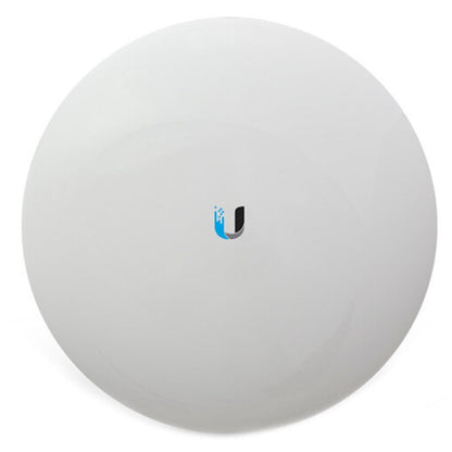 Ubiquiti NBE-5AC-GEN2 NanoBeam ac Gen2 front view with mounting bracket