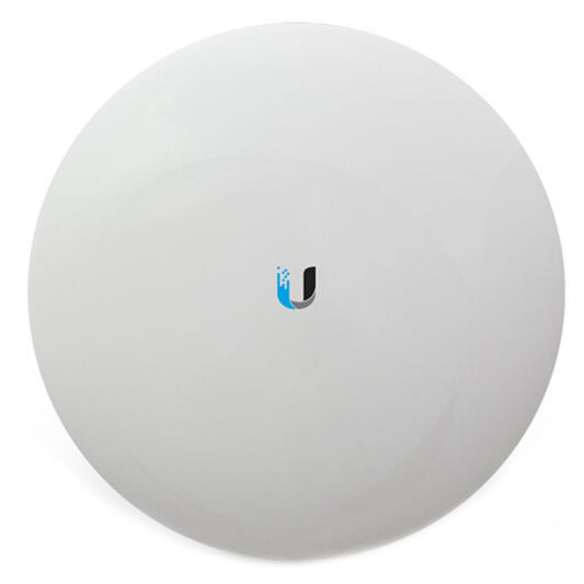 Ubiquiti NBE-5AC-GEN2 NanoBeam ac Gen2 front view with mounting bracket