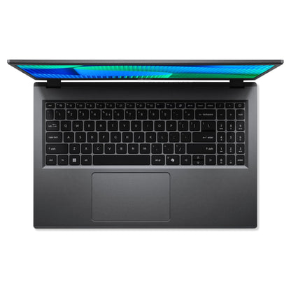 Top view of the Acer Extensa EX215-54 15.6" FHD Laptop showing the keyboard with Copilot key and numpad 