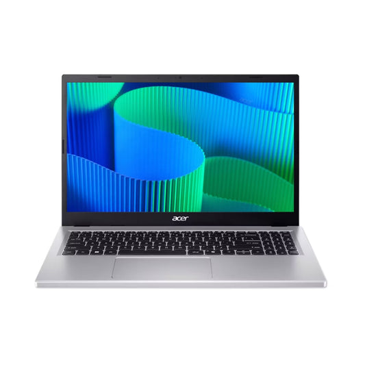 Acer Extensa 15 EX215-57 laptop with silver chassis, 15.6-inch FHD display, Intel i5, 8GB RAM, 512GB SSD.