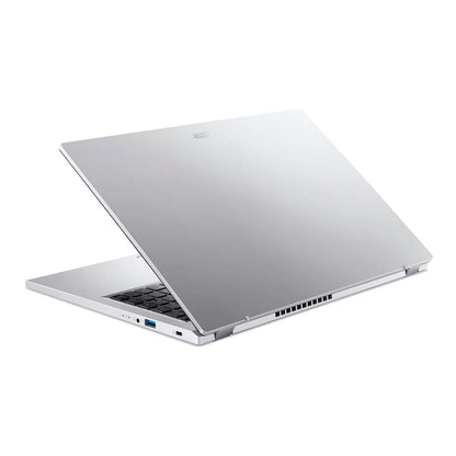 Rear view of the Acer Extensa EX215-57 laptop showing the silver back cover