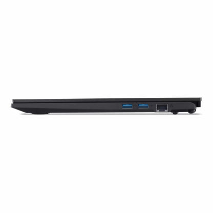 SIde view of the Acer Extensa EXO14-17 14" WUXGA Laptop showing 2 USB-A ports and a RJ45 network port