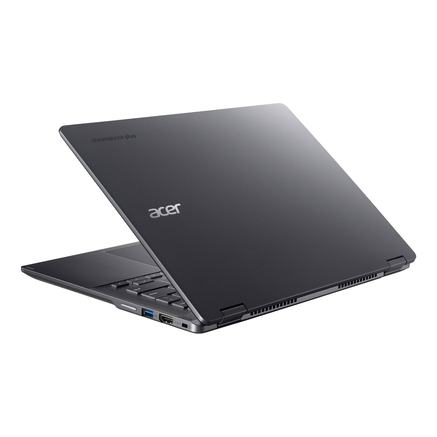Acer Chromebook Plus Spin 514 14-inch i5 8GB 256GB Chrome OS 2-in-1 laptop with touchscreen and dark chassis