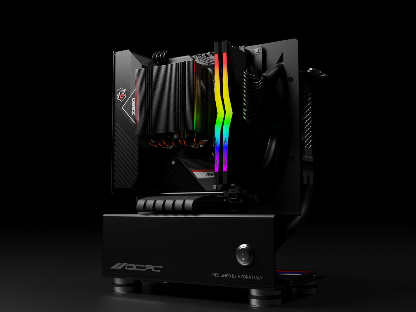 OCPC Mini2 ITX SFF Chassis - Black - NO PSU