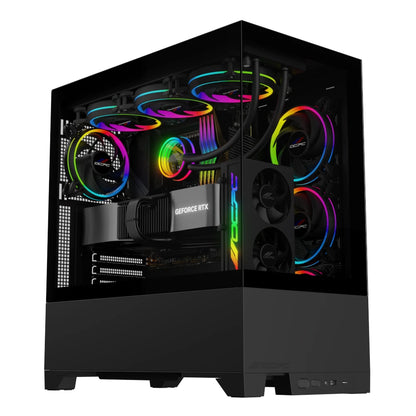 OCPC CASA M-ATX Chassis - Black - NO PSU