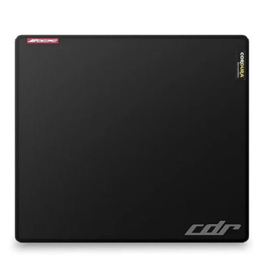 Close-up of durable CORDURA fabric texture on mouse pad