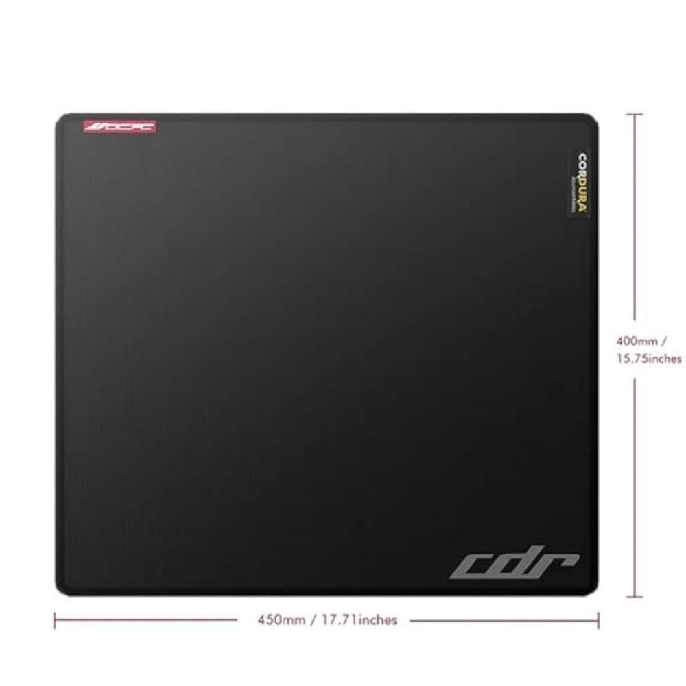 Medium-sized OCPC gaming mouse pad on a PC setup