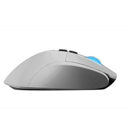 Side view of ergonomic OCPC MR-22 gaming mouse with six buttons