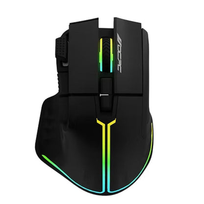 Black OCPC MR-33 wireless gaming mouse with RGB lighting