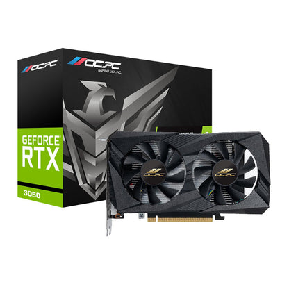 OCPC RTX 3050 6GB GDDR6 XE Dual-Fan Gaming Graphics Card - HDMI, DP, DVI