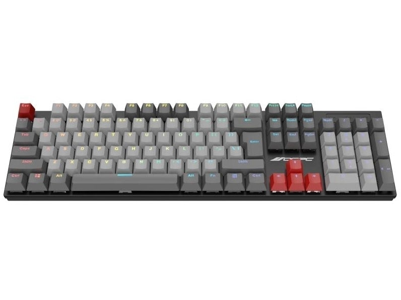 OCPC Zero Pro 104-key gaming keyboard with RGB backlighting