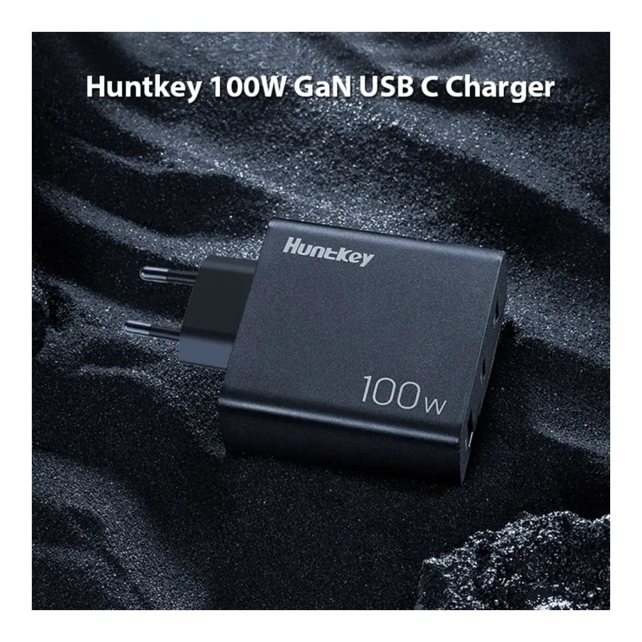 Image showing the charger powering a laptop, phone, and tablet simultaneously.

