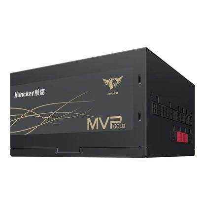 The PSU displayed at an angle, highlighting the 150 x 150 x 86 mm dimensions.


