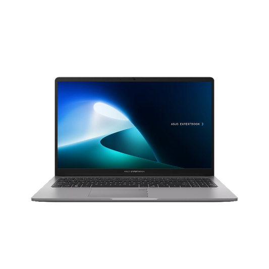Laptop with ASUS ExpertBook branding on a white background