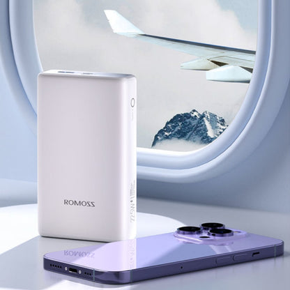 Romoss PAC10 Fast Charge Power Bank - White