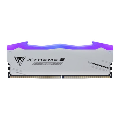 Patriot Viper Xtreme 5 RGB MPower 32GB 6000MHz DDR5 Desktop Gaming Memory Kit - Silver