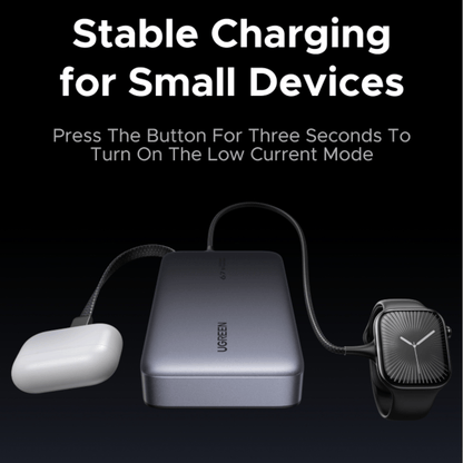 UGREEN 20000mAh 67W Nexode Power Bank with Built-in Cable