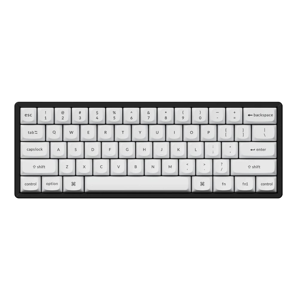 Keychron Double Shot PBT OSA Full Keycap Set - Black/White