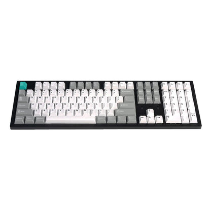 Keychron Cherry Profile Double Shot PBT Full Keycap Set - Grey/White/Mint