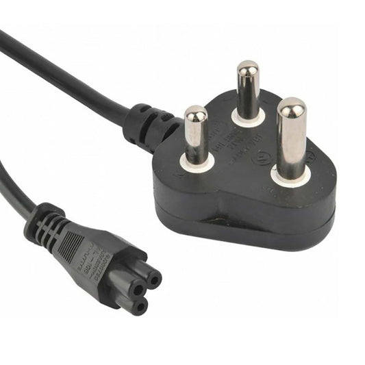MicroWorld STD Clover Power Cable (1) – 1.5M, Black, 4-pin clover-style plug