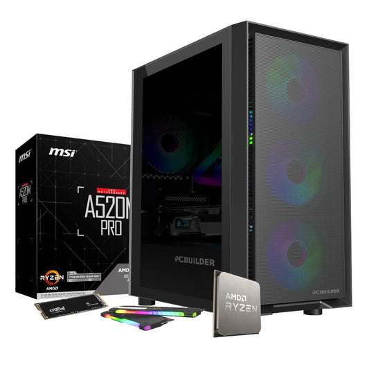 PCBuilder Ryzen 5 DEFENDER Gaming PC