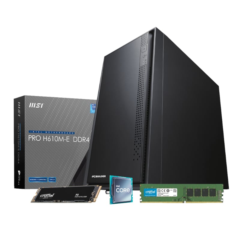 PCBuilder Intel i3 OFFICE MASTER Desktop PC