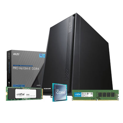 PCBuilder Intel i5-12400 OFFICE MASTER Core Windows 11 Pro Desktop PC