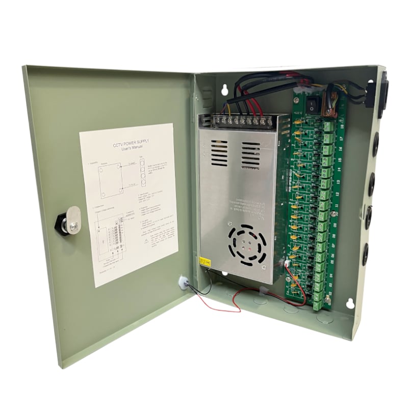 PD Power 18CH PSU 12V 25A PTC