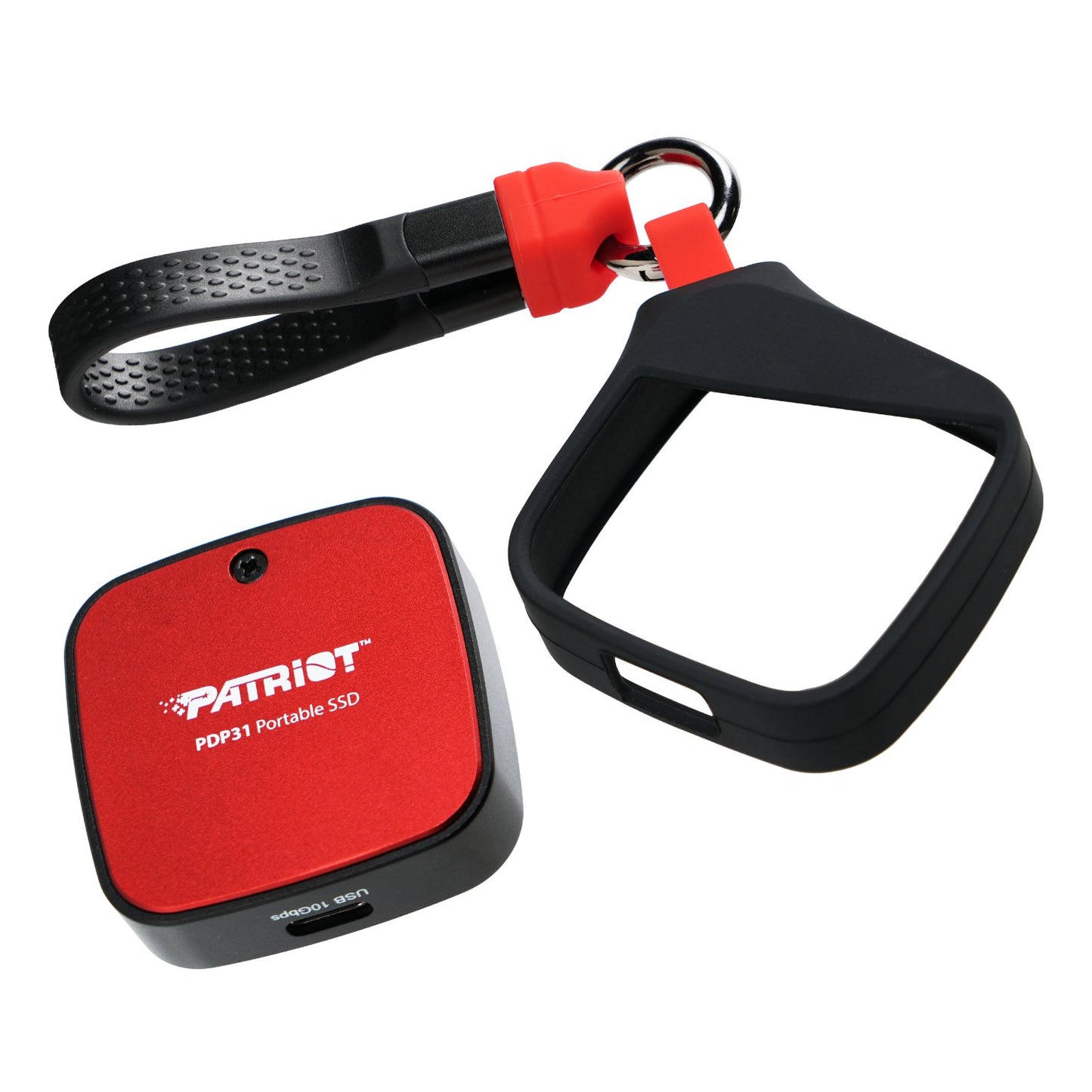 Patriot PDP31 500GB Type-C Portable SSD - Red / Black