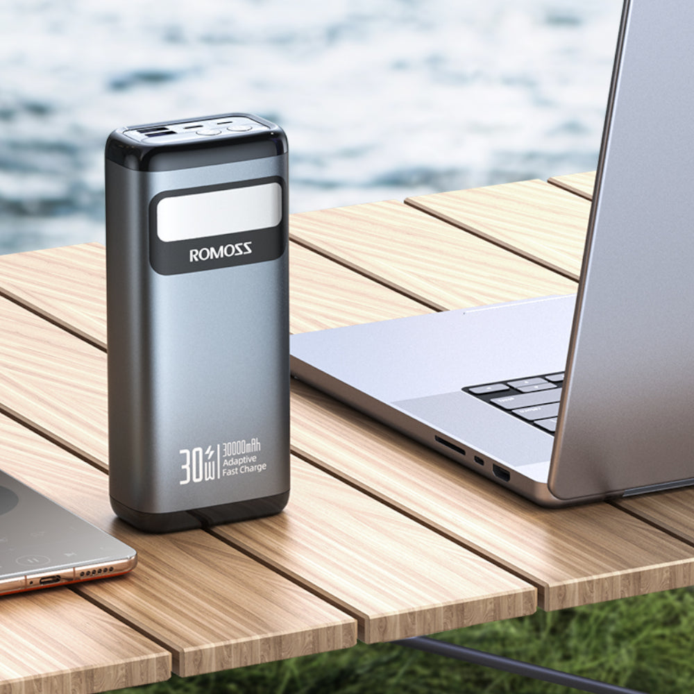 Romoss PMT30 30000mAh 30W Fast Charge Power Bank – Black