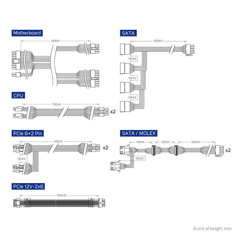 FSP VITA GM 850W 80 PLUS Gold Fully Modular Power Supply