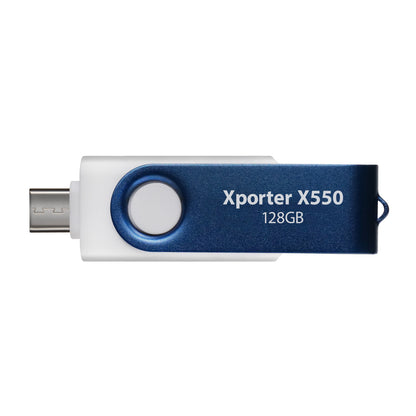 Patriot Xporter X550 128GB USB3.2 Swing Type A to Type-C Flash Drive