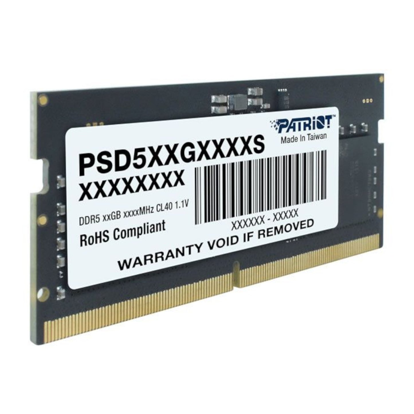 Patriot Signature Line 16GB 5600MHz DDR5 SODIMM Notebook Memory