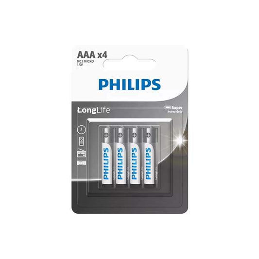 LONGLIFE BATTERY AAA 4 PACK
