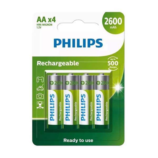 AA 2600MAH 4 PACK RECHARGEABLE