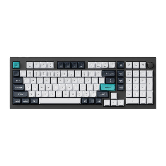 Keychron Q5 Max QMK/VIA Full-size Wireless Custom Mechanical Keyboard (Banana Switches) - Carbon Black
