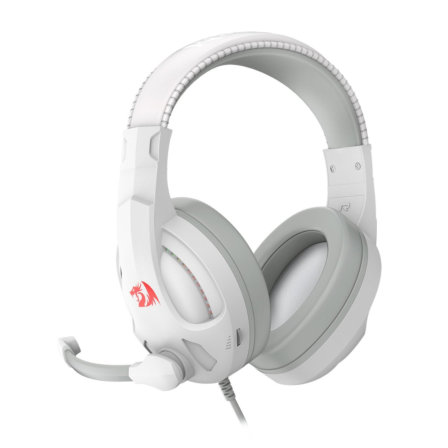 Redragon H211 CRONUS Surround Sound RGB Wired Gaming Headset – White