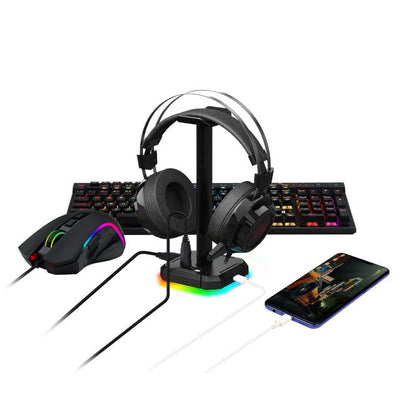 Redragon Scepter PRO Quad USB RGB Headset Stand