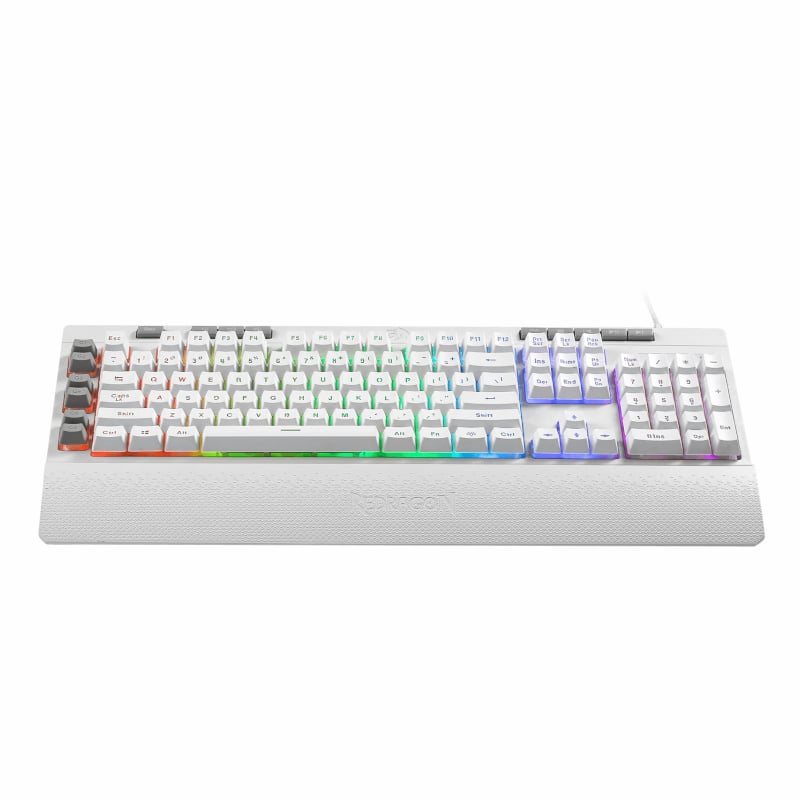 REDRAGON SHIVA Membrane Keyboard - White