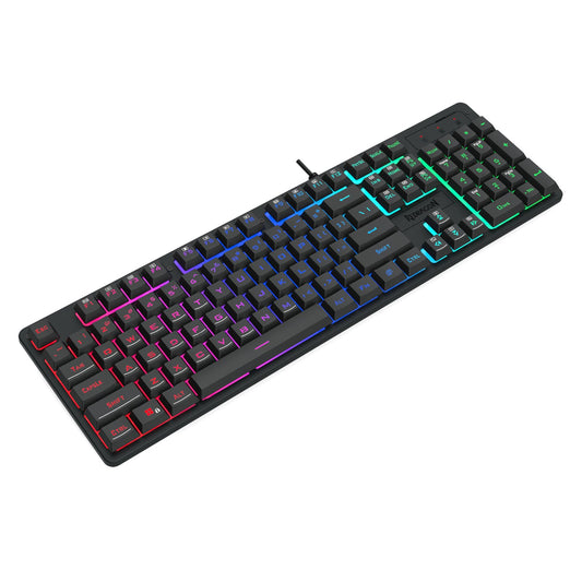 Redragon K521 Upgrade Rainbow LED 104-Key Membrane Gaming Keyboard