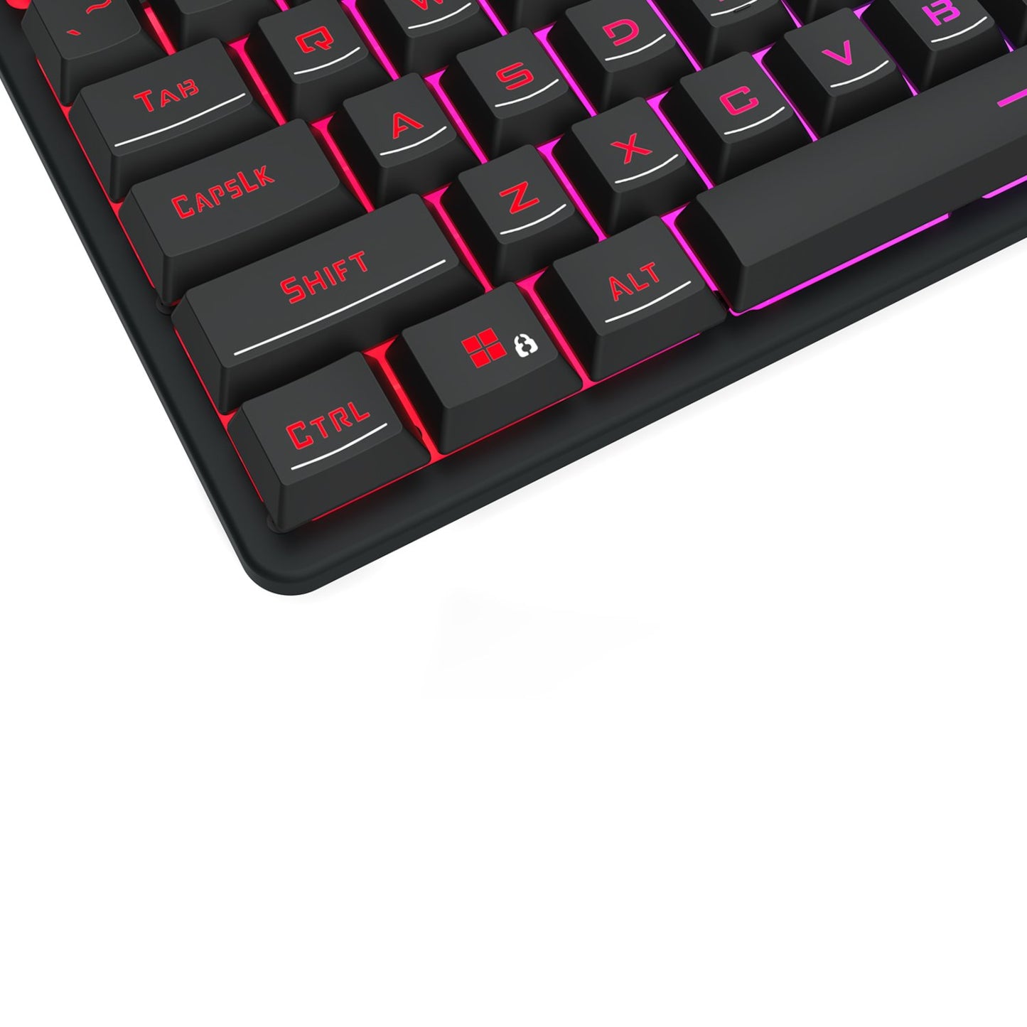 Redragon K521 Upgrade Rainbow LED 104-Key Membrane Gaming Keyboard