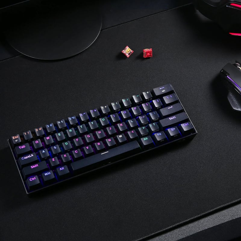 Redragon Draconic Pro Black Mechanical 61 Key Bluetooth Gaming Keyboard