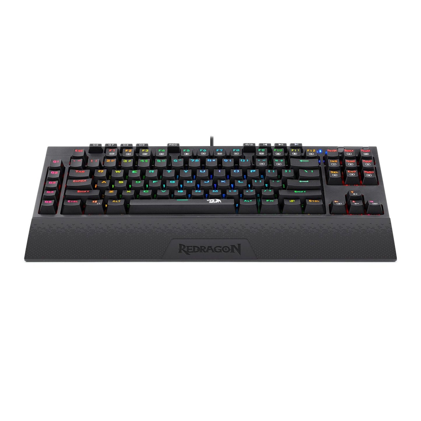 Redragon K588 RGB Pro BROADSWORD TKL Mechanical Wired Gaming Keyboard - Black