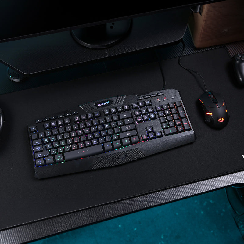 REDRAGON 2IN1 (K503A-RGB|M601) Gaming Combo 1 - Black