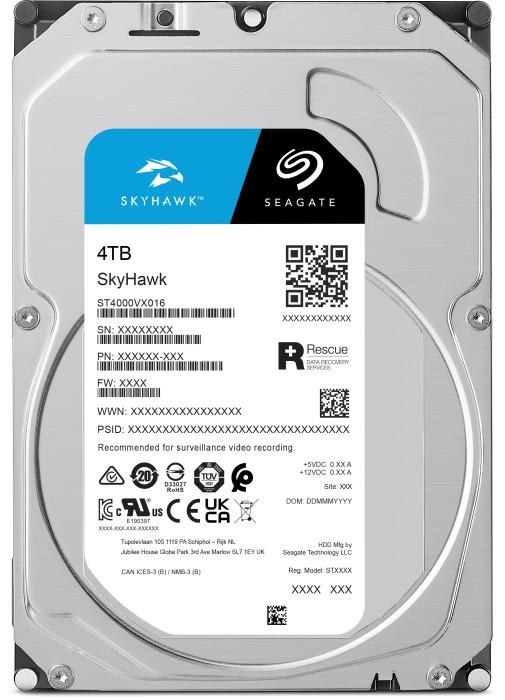 Seagate SkyHawk 4TB Surveillance HDD | SATA, 3.5