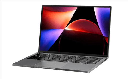Blackview Acebook 16-inch laptop with Intel Core i5, 16GB RAM, 512GB SSD on Windows 11 Pro.