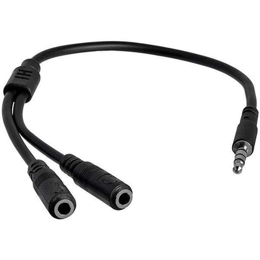 STEREO MALE TO X2 FEMALE HEADSET