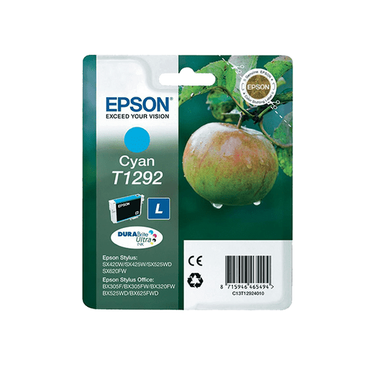 Epson T1292 Cyan High Capacity Ink Cartridges