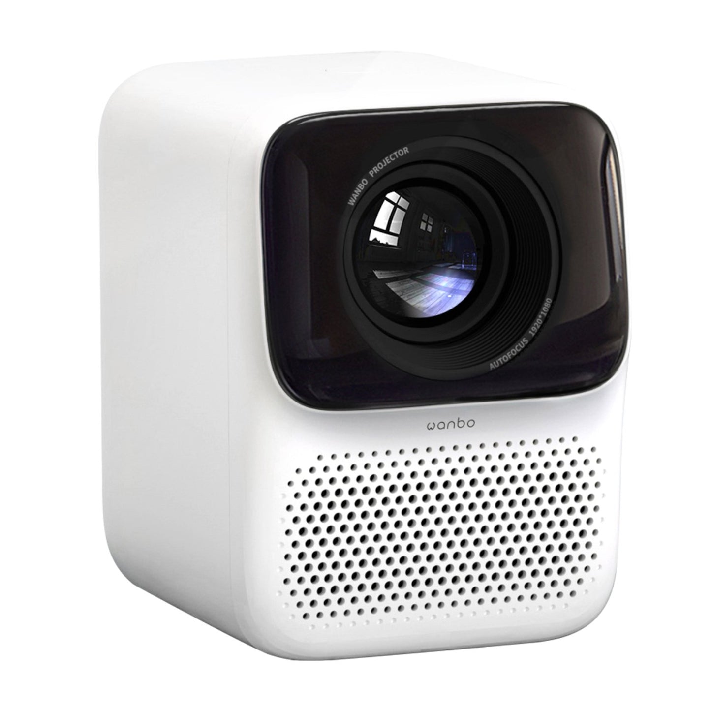 WANBO T2 MAX 1080P 450ANSI Android 9.0 Smart Projector - White