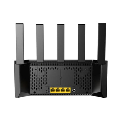 The router's rear panel showing the 2.5GbE port and three Gigabit LAN ports.

